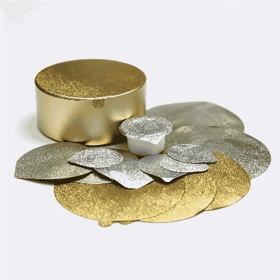 Application of heat-sealable film gaskets in metal cans Application of heat-sealable film gaskets in metal cans