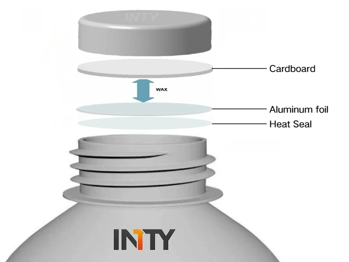 Structural diagram of a two-piece induction liner Structural diagram of a two-piece induction liner