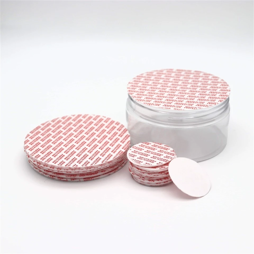 Red Printed Pressure Sensitive Foam Liner | INTY